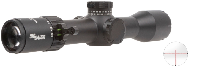 SIG SAUER TANGO DMR 3-18X44 34MM MIL 2.0